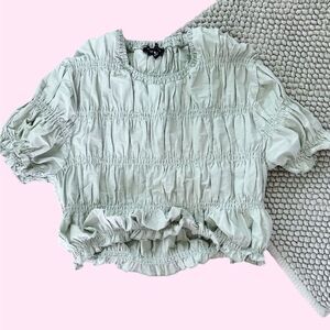 ✨3/$25✨ Kendall & Kylie Sage Ruched Top